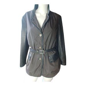 Sylvie Schimmel Paris Lambs Leather Trim Med Jacket‎ 42